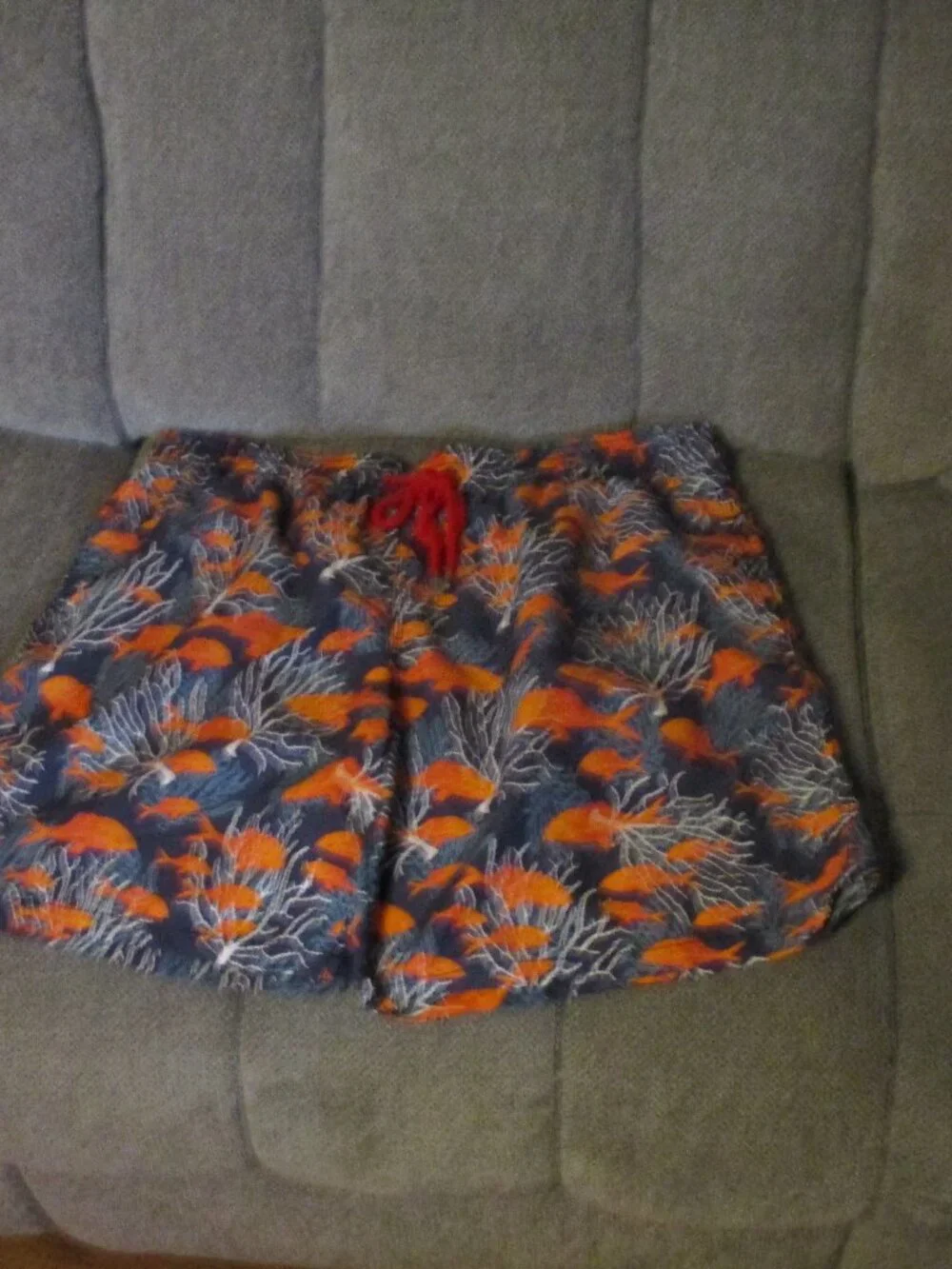 Vilebrequin Costume De Bain A St-Tropez Orange Tropical Fish Swim Trunks  XXL